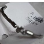 EXPRESS NWT  Modern Esssentials Segmented Snake Silver Tone Chain 6.5" Bracelet Photo 1