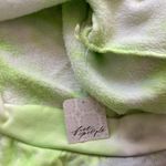 Free People NEW A Cut Above Oversized Crew Neck Sweatshirt Citron Grey XS NWT Photo 9