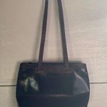 Brahmin  Black And Brown Tote Purse Large Bag 10x9x6 Photo 3