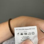 ELK Kulture Wrap Blockknit Poncho Green Light Blue Colorblock Wool Alpaca Blend Size undefined Photo 9