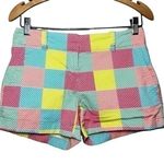 Vineyard Vines  Women’s Size 2 Multi Color Pastel Whale Print Patchwork Shorts Photo 0