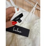 Lulus NWT  Delightful Charisma White Embroidered Sequin Mesh Midi Dress Size XS Photo 6