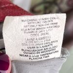 Unity World Wear Red Printed Stretchy Top Square Neck Short Sleeve Size XL Fairy Photo 6