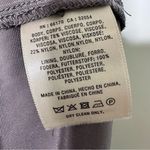 Maeve  Anthropologie Monique Gray Crushed Velvet Crop Wide Leg Jumpsuit Small Photo 11