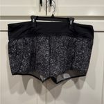 Lululemon Speed Up Short Luminesce Splatter White Black / Black Photo 2