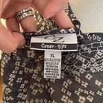 CZ Coverups Sheer Embroidered Neckline Swim Coverup XL Gray Photo 7