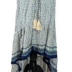 Miss June Floral Prairie Hi Lo Maxi Skirt Small Prairie Gypsy Western Bohemian Tan Photo 1