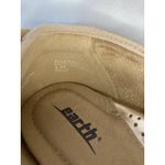 Ballerina Ballet Flat Shoes 6.5 Gold Round Toe Bow Slip On Flat Dress Shoes Photo 6