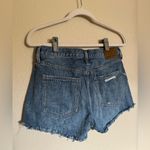 Denim Forum Aritzia the ex boyfriend shorts sz‎ 28 denim shorts cut off Blue Photo 5