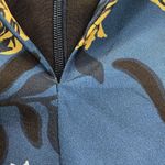 Eshakti  Womens Dress Small 4 Blue Floral Vine Print Party Fun Church Casual Photo 3