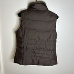 Eddie Bauer Women's  Size Medium‎ Goose Down 700 Fill Turtle Neck Full Zip Vest Photo 4