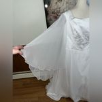 Elegant Vintage 90s Bridal Originals White Chiffon Wedding Gown! Size 22W Photo 4
