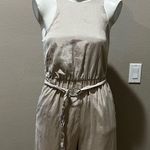 ZARA  beige sleeveless jumpsuit Photo 1