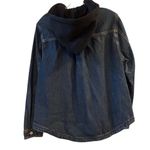 Torrid Women's Blue Denim Hooded Jacket Size 00 Button-Up Casual Photo 10