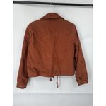 Saltwater Luxe Corduroy Western Crop Jacket Women Small Brown Academia Cowgirl Photo 1