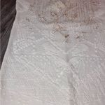 ZARA  Womens White Sleeveless Dress Gold Shimmer Designs Size S Small Photo 7