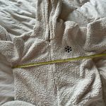 Aerie  Cream Sherpa Hooded Jumpsuit Snow Way size small Photo 6