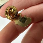 Unsigned Precious Moments Child Angel With Halo Gold Tone Lapel Tack Pin Photo 4