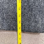 Vtg. Forecaster of Boston Wool Blend Herringbone Double Breasted Trench Coat Gray Size 8 Photo 9