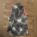 Tail Activewear Golf Tennis Tropical Top Sleeveless 1/4 Zip Shirt Photo 2