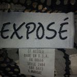 Expose L Shimmering Black Gold Top Size L Photo 3