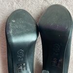 Charles by Charles David  black rosette satin peep toe heels. Photo 4