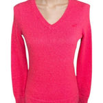 Hollister pink v-neck sweater preppy Y2K casual soft girl academia feminine XS Photo 0