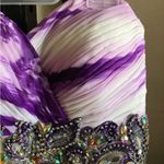 Tony Bowls  Paris Print Chiffon Evening Dress 113716A Photo 9