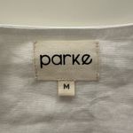 Parke Linen Vest White Medium NWT Photo 2
