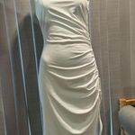 Sexy sleeveless side slit bodycon dress ✨ White Size L Photo 2