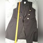 Joie  longline black blazer vest small Photo 6