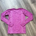 Lululemon  Magenta Crew Neck womens long sleeve top Rest Less Pullover Photo 4