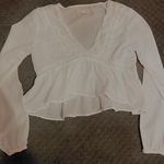 Aeropostale White Lace Blouse Photo 2
