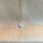 Ash  Beige Leather Tote Whip Stitch Fringe Photo 3