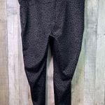 Avenue Size 22/24 Average Animal Print Cropped Leggings Black Gray Brown Photo 1
