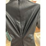 Proenza Schouler RTR  White Label Esther Faux Leather Midi Dress Size 6 Photo 11