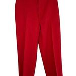 Levi's Levi Strauss & Co. Vintage 80s Red Straight Leg High Rise Dress Pants Size 12 Photo 0