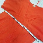 Ella Moss Orange Summer Blouse Beach Wear Top V Neck Photo 6