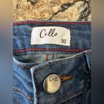 Cello Jean Shorts Mid Rise Juniors Size 00 New NWT Rolled Cuff Distressed Photo 3