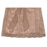 J.Crew NWT  Sleeveless Metallic Speckled Lace Halter Neck Blouse L Nude Silver Photo 7