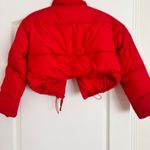 H&M Women’s Puffer Jacket Red Photo 2