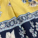 Trixxi Floral Geo Print Kimono Sleeve Surplice Neckline Wide Leg Romper Large Photo 11