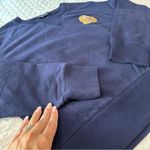 Ralph Lauren Vintage 90s Crest Logo Navy Sweatshirt Collegiate Preppy Crewneck Photo 7