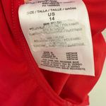 MiracleSuit  Red Bodysuit with Molded Cups and Ruched Detail Photo 4