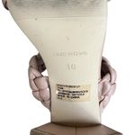 Steve Madden Braided Block Heels Womens 10 Beige Faux Leather Square Toe Neutral Photo 7