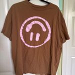 Target Brown cropped  tshirt  Photo 0