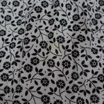 ROW A Floral Print Smocked Sundress Mini Dress Black White XL Photo 5