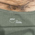 Aerie  Green Lace Trim Drawstring Cami Tank Top Photo 2