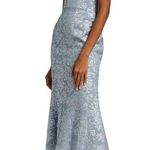 Markarian Odelina Brocade Midi Dress NWT Blue Size 2 Photo 7