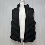 Cole Haan Signature Puffer Black Chevron Polyfill Zip Front Vest Size XL Photo 8